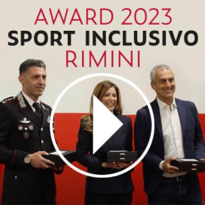 Award 2023 Sport Inclusivo Rimini - Un riconoscimento per l’attività che da decenni il Circolo della Spada svolge nello sport inclusivo. A consegnare il riconoscimento il Sindaco di Rimini Jamil Sadegholvaad.